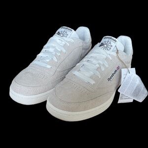 Reebok CLUB C 85 Light Tan Suede Sneakers *NEW* Men’s size 10.5